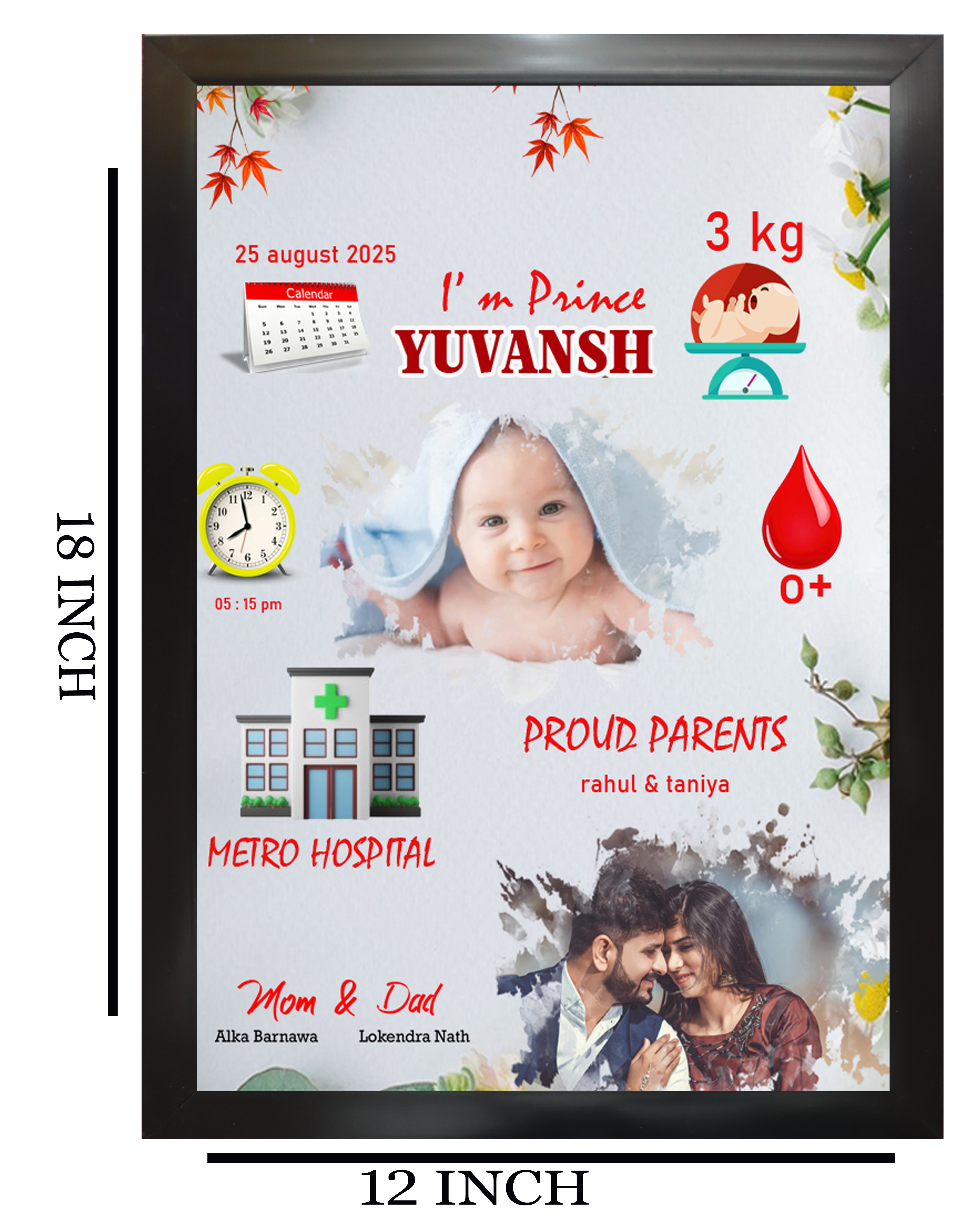 Anniversary Couple Frame